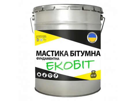 Мастика битумная фундаментная ЭКОБИТ (20 кг)