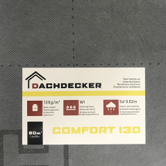Мембрана супердифузійна Comfort 130 (1,6 х 50 м) Dachdecker