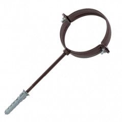 Тримач труби сталевий Profil (90 х 160 мм) коричневий