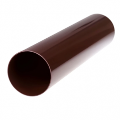 Труба водосточная Profil 130 х 100 мм коричневая (3 м)