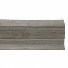 Плінтус ТІС з гумкою Дуб білий класичний (2,5 м) №14