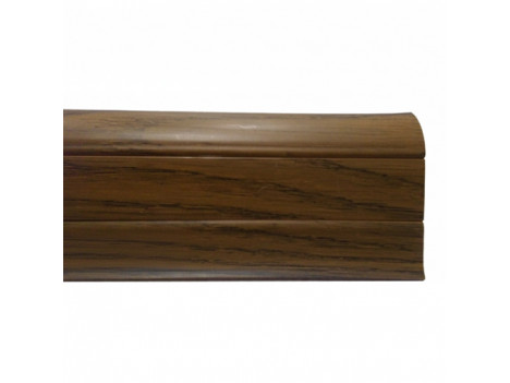 Плинтус ТИС с резинкой Орех (2,5 м) №40