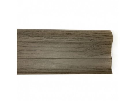 Плінтус ТІС з гумкою Дуб сірий (2,5 м) №88