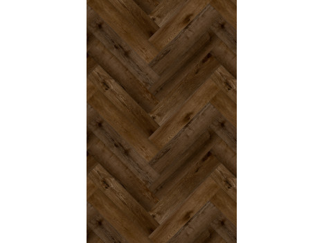 Виниловый пол SPC APRO Authentic Coffee Oak Herringbone (750 х 150 х 5 мм)