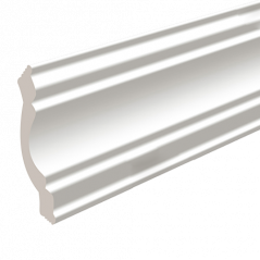 Плінтус стельовий Premium Decor PA100, 85 х 85 мм (2 м)