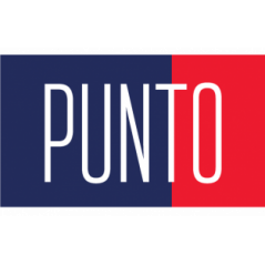 Ручка дверная Punto Nоvа раздeльная SN\CP никель/хром, матовая