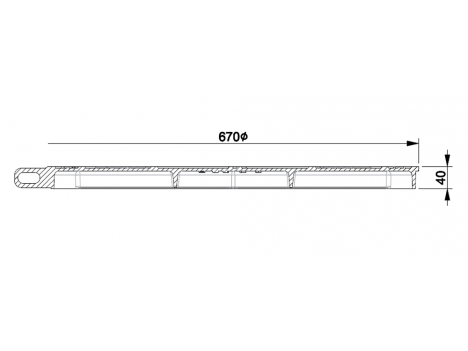 Люк канализационный чугунный 790 мм (3366237/238-N) B125, ДСТУ EN 124