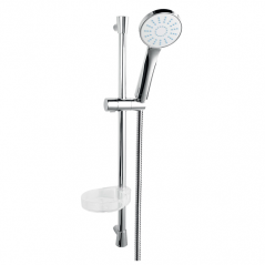 Душевой гарнитур Ferro Bellis N180B (стойка, лейка, шланг) хром