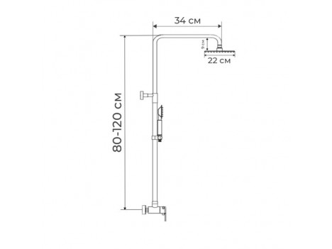 Душова система Haiba Focus 003 J (HB0912)