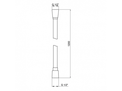Шланг для душа Kroner Anti-Twist KRM-C608 120 см (CV029961) хром