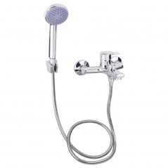 Змішувач для ванни Lidz 19 46 006-1 з душовим гарнітуром, хром