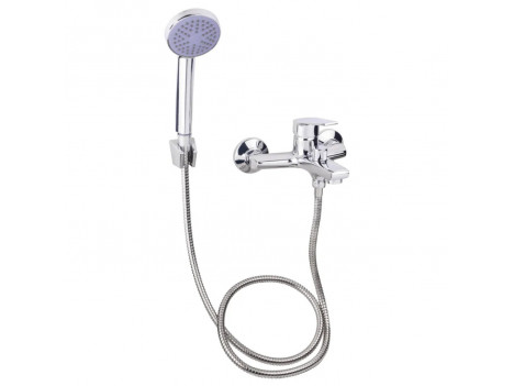 Змішувач для ванни Lidz 19 46 006-1 з душовим гарнітуром, хром