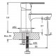 Змішувач для умивальника Haiba Marco 001