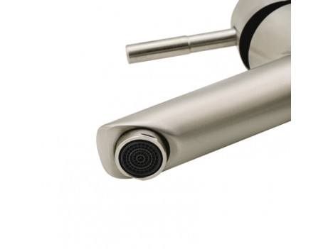 Смеситель для умывальника Lidz Aria 001F никель