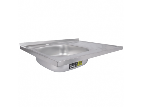 Мойка для кухни Brinex 6080-L 0,6 мм Satin (BRIN6080LSAT06)