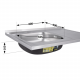 Мойка для кухни Brinex 6080-L 0,6 мм Satin (BRIN6080LSAT06)