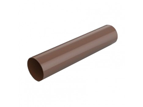 Труба водостічна коричнева 130 х 100 мм (3 м)