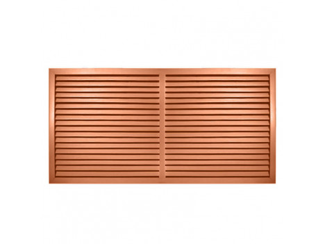 Решетка радиаторная ОМиС (900 х 600 мм) коричневая