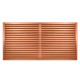Решетка радиаторная ОМиС (900 х 600 мм) коричневая
