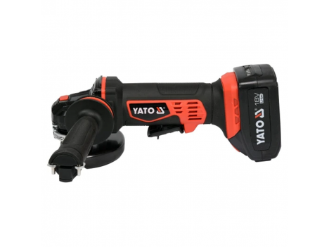 Шлифмашина угловая аккумуляторная YATO YT-82828, 18 В (125 мм)