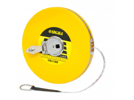 Рулетка стекловолокно Sigma 13 мм (30 м) 3831301