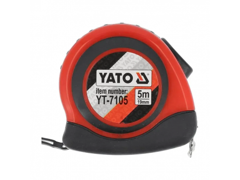 Рулетка стальная Yato 19 мм (5 м) YT-7105