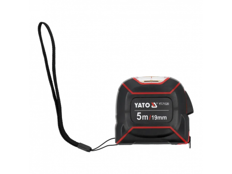 Рулетка рулонная Yato 19 мм (5 м) з окошком для шкалы (YT-71320)