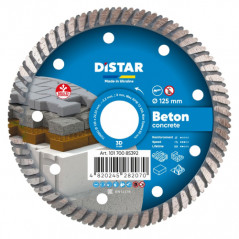 Диск алмазный отрезной DiStar Turbo 125 Beton