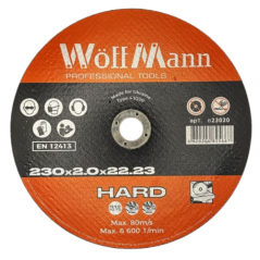 Диск відрізний по металу Woffmann HARD 230 x 2.0 x 22.23 мм