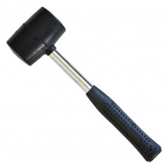 Киянка гумова 70 мм (900 г) Techniks 39-022 з металевою ручкою