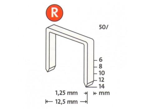 Скоба для степлера Novus тип R50/14 mm (960 шт)