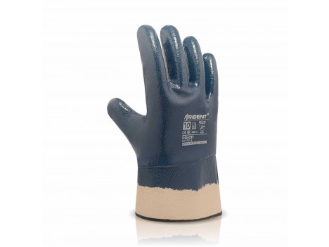 Перчатки с нитриловым покрытием, твердый манжет TRIDENT DQ6217