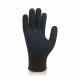 Перчатки трикотажные Standart с ПВХ точкой черные (10 р)
