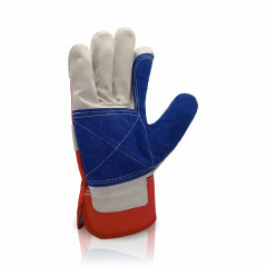 Перчатки спилковые комбинированные усиленные TRIDENT CANADA