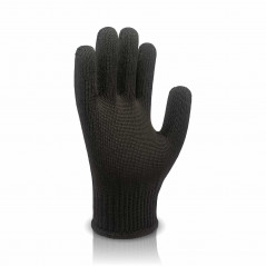 Перчатки трикотажные черные Medium Double 8401-2