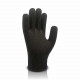 Перчатки трикотажные черные Medium Double 8401-2
