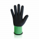 Перчатки полиэстеровые зеленые, покрытые латексом 1315, 1/2 (10 р)