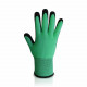 Перчатки полиэстеровые зеленые, покрытые латексом 1315, 1/2 (10 р)