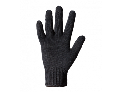 Перчатки рабочие трикотажные черные (10 р.) Doloni