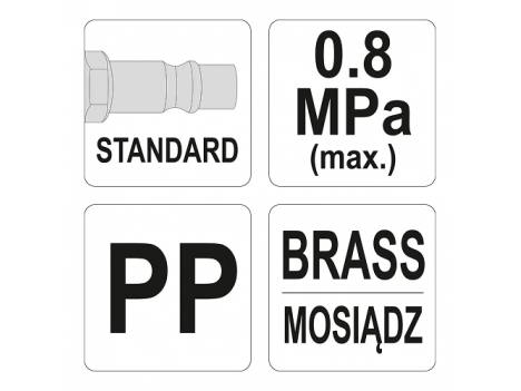 Пистолет для продувки воздухом YATO YT-23731