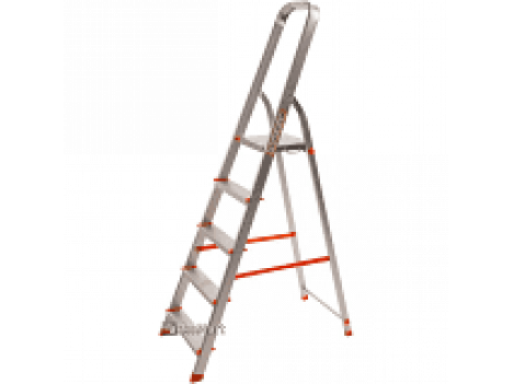 Драбина 5 ступенів ladder master Alcor A1A5 (1,6 м) 1 м, 4,5 кг