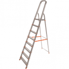 Стремянка 8 ступеней Laddermaster Alcor A1A8 (2,25 м) 1,65 м, 7,3 кг