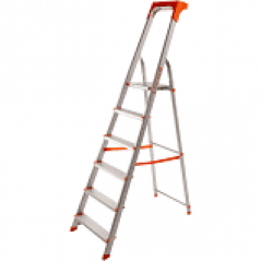 Драбина 6 ступенів ladder master Alcor А1ат6 (1,86 м) 1,21 м