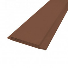 ПВХ панель РИФ 7 мм (0,10 х 6 м) коричневая