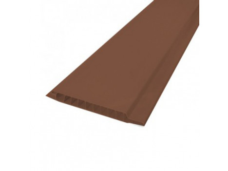 ПВХ панель РИФ 7 мм (0,10 х 6 м) коричнева