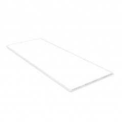 ПВХ панель Deco Life 8 мм (0,25 х 6 м) снежно белая матовая