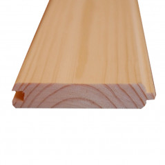 Вагонка деревянная двухсторонняя 13 х 80 мм (3 м)