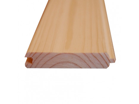 Вагонка дерев'яна двостороння 13 х 80 мм (3 м)