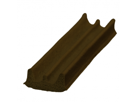 Уплотнитель Sanok E-тип одинарный коричневый (150 м)