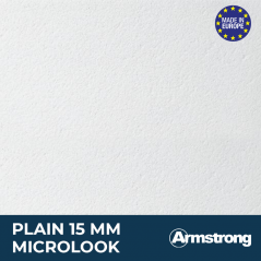 Плита Armstrong Plain Microlook 15 мм (0,6 х 0,6 м)